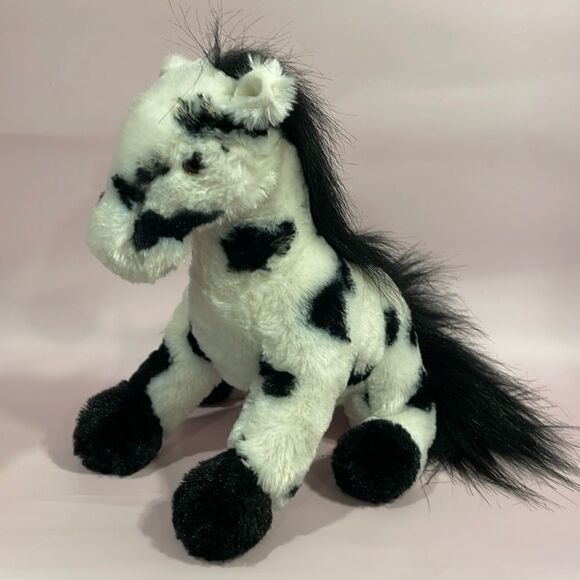 Bass Pro Shops Floppy Pinto Horse Plush Stuffed Animal Excellent Used Condition - Picture 1 of 9